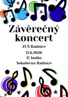 ZÁVĚREČNÝ KONCERT ZUŠ RADNICE 1